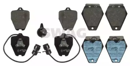 32 91 6762 SWAG Комплект тормозных колодок, дисковый тормоз